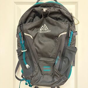 Gregory Maya 16 Charcoal and Aqua Backpack